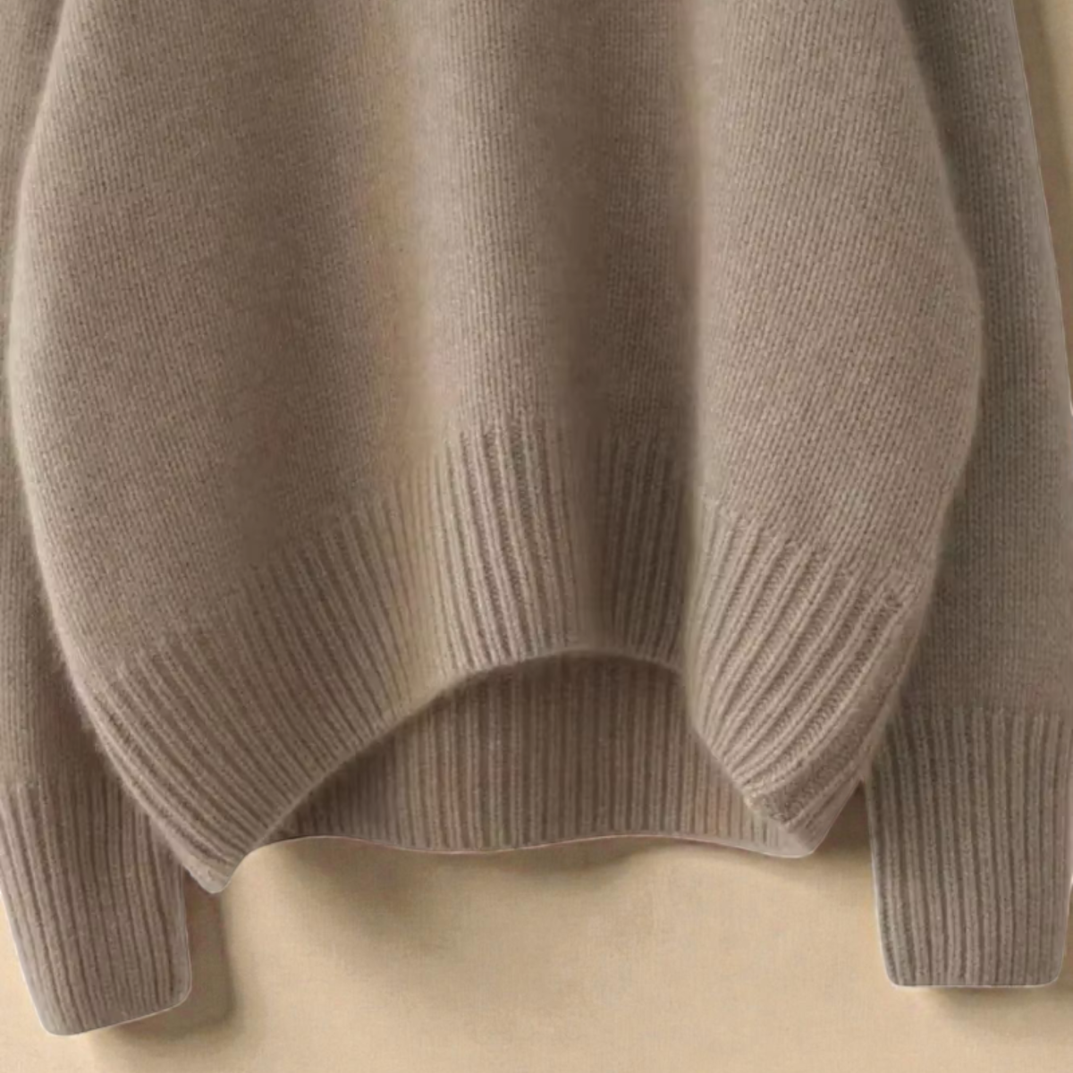 Mette™ | Blød trøje med høj krave